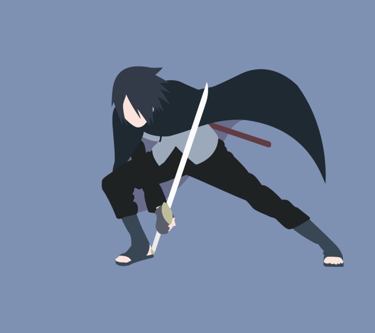 Саске Учиха минималист