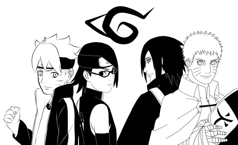 Боруто на рабочий стол