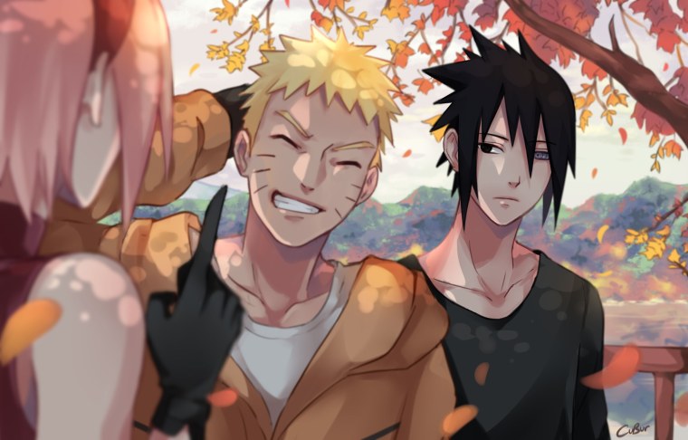 Аниме Наруто Саске и Наруто