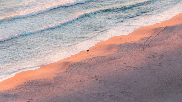 Берег моря вид сверху