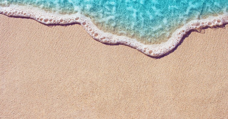 Пляж вид сверху близко