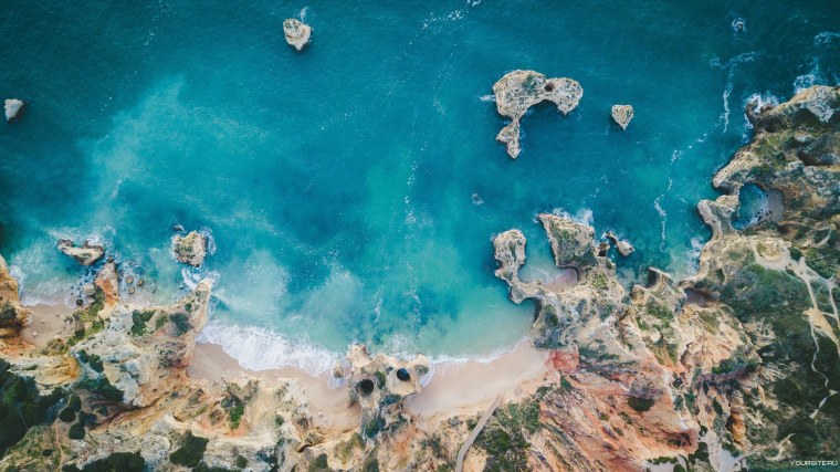 Пляж вид сверху