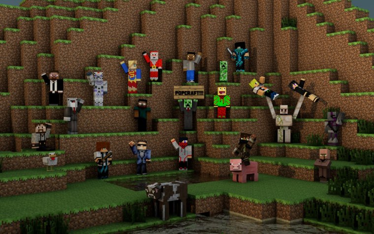 Обои майнкрафт