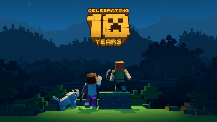 Фон для рабочего стола в стиле майнкрафт