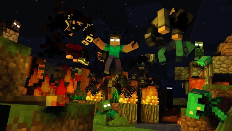 Обои майнкрафт