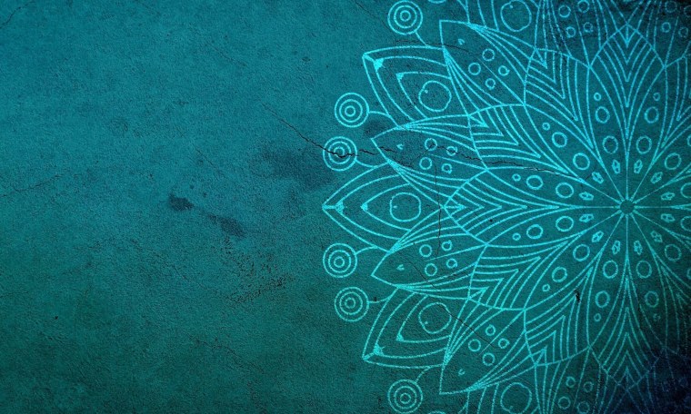 Бирюзовый узор