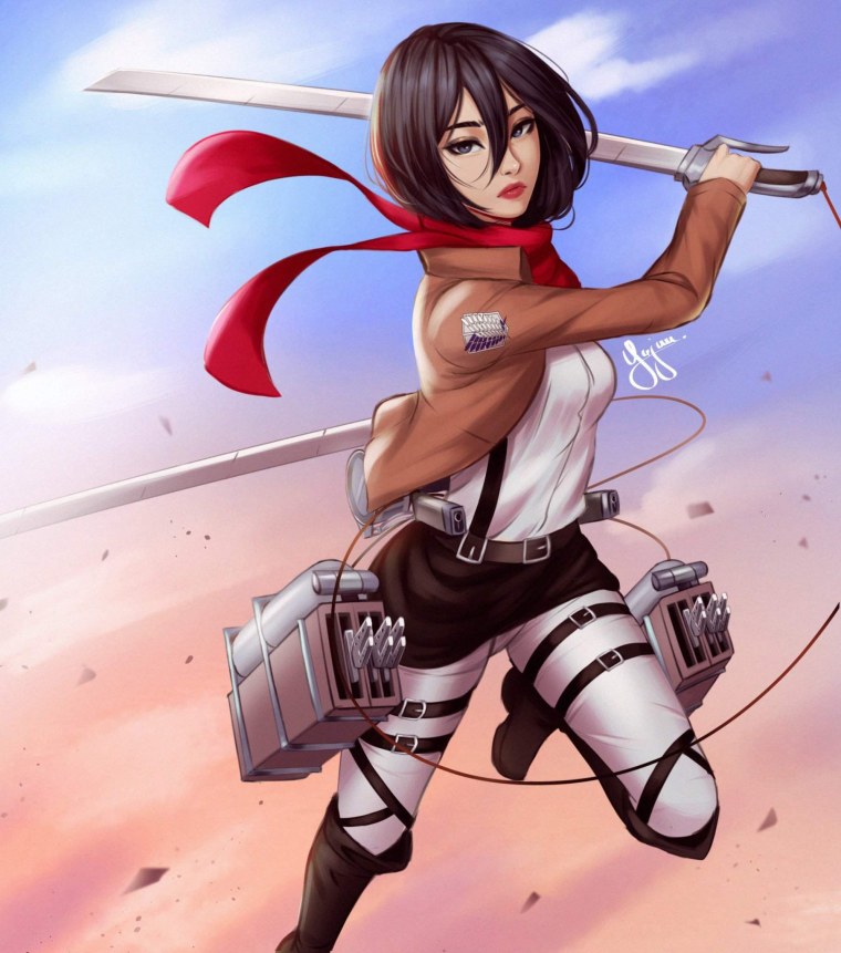 Микаса Аккерман hoobamon