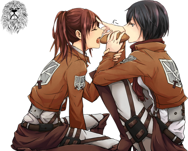 Саша Браус и Микаса Аккерман