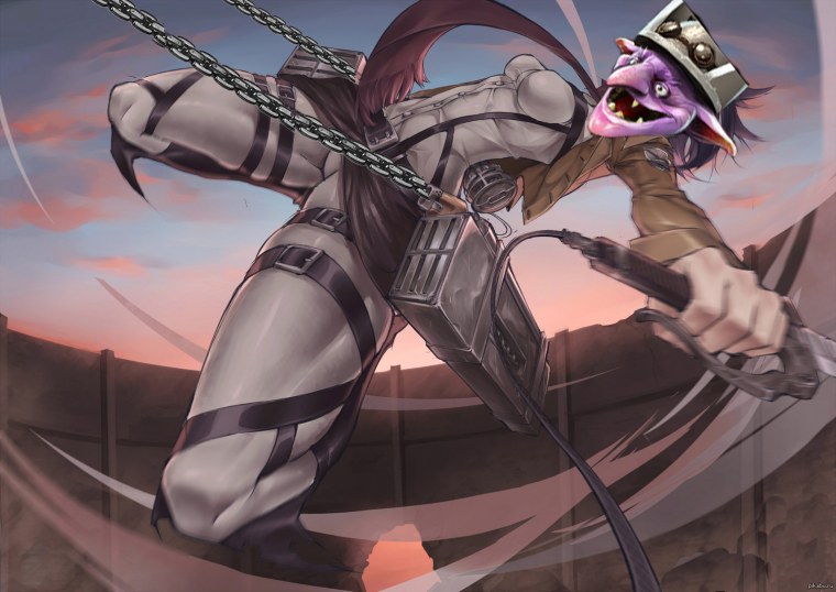 Микаса Аккерман giantess