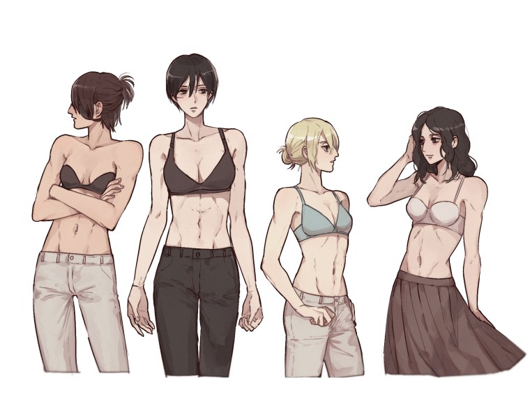 Атака титанов Габи хентай