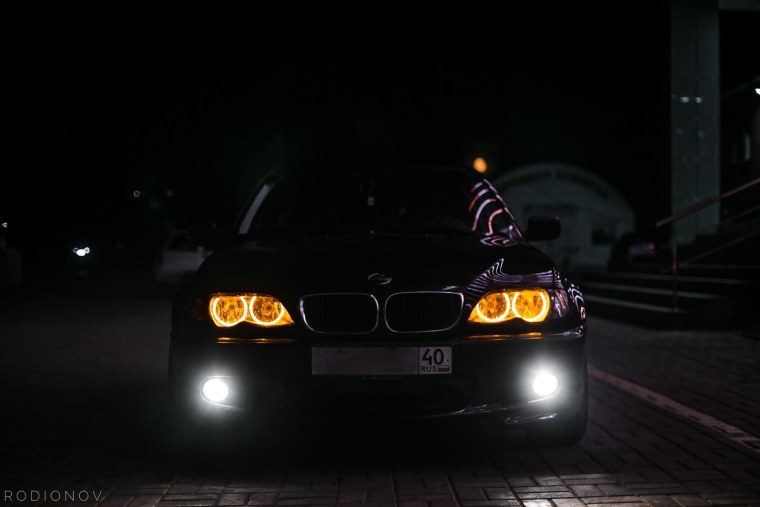 BMW m3 в темноте