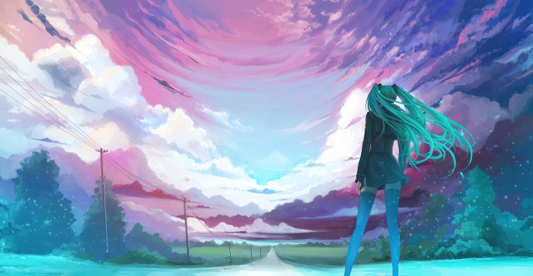 Мику аниме Бесконечное лето