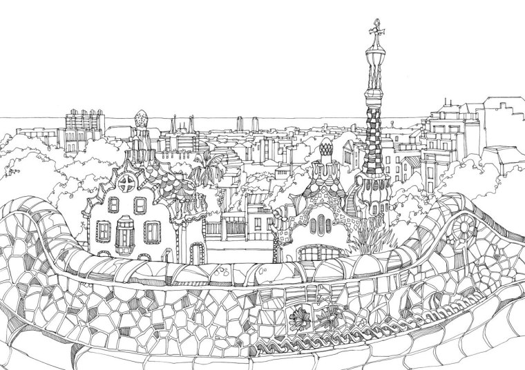 Раскраска Шань Цзянь вокруг света на велосипеде