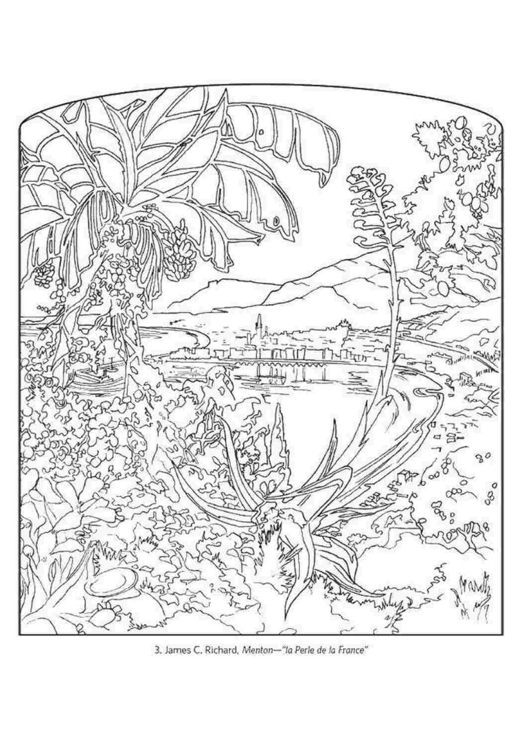 В лесу. Раскраска