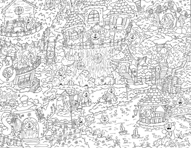 Самые необычные раскраски