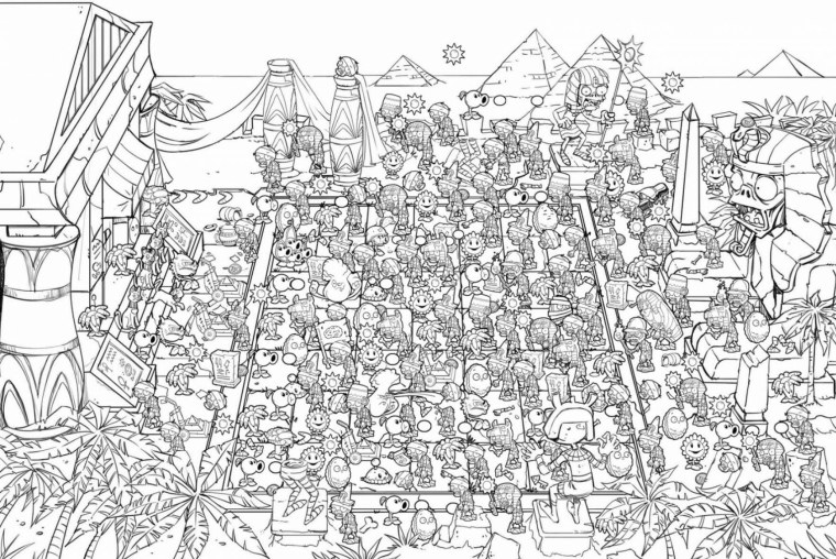 Большая раскраска