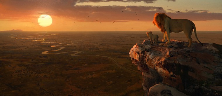 Муфаса и Симба 2019