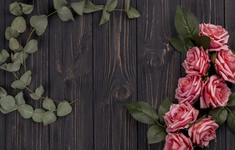 Фотофон с цветами