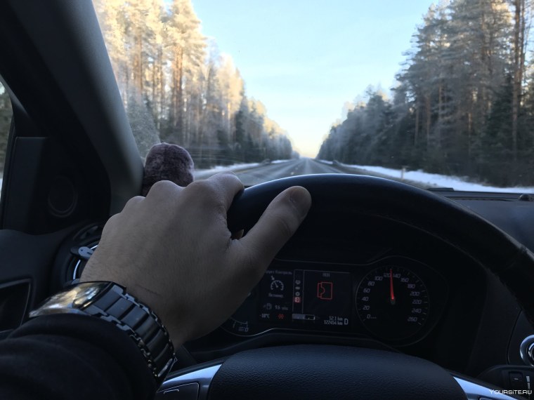 За рулем зимой