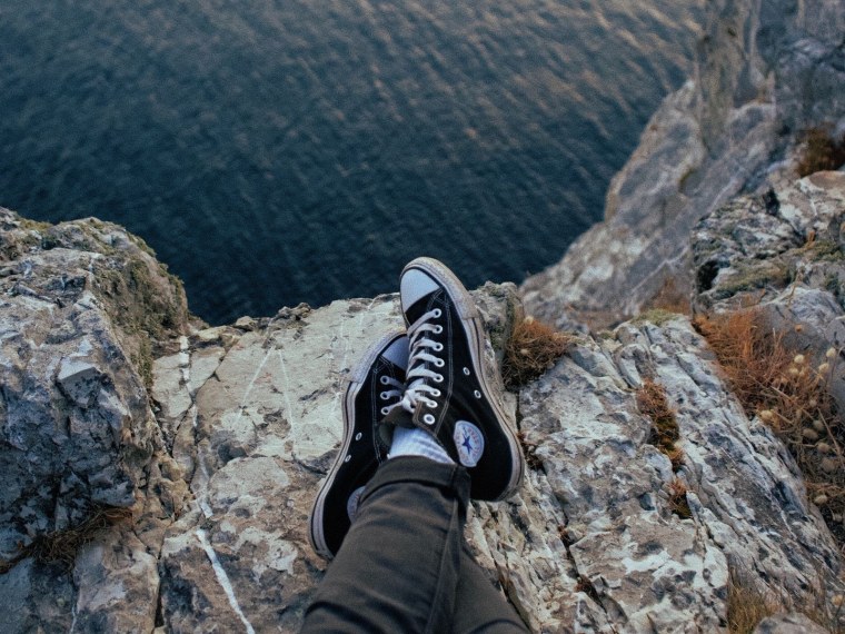 Вид со скалы вниз