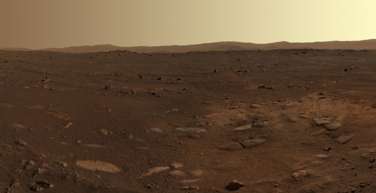 Марсоход Персеверанс панорамы Марса