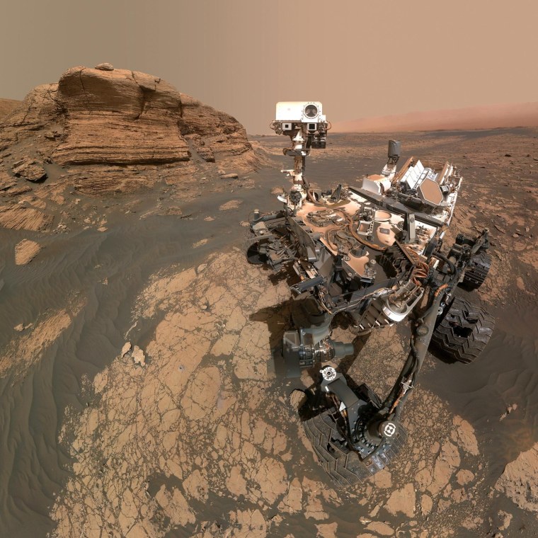 Селфи марсохода Curiosity