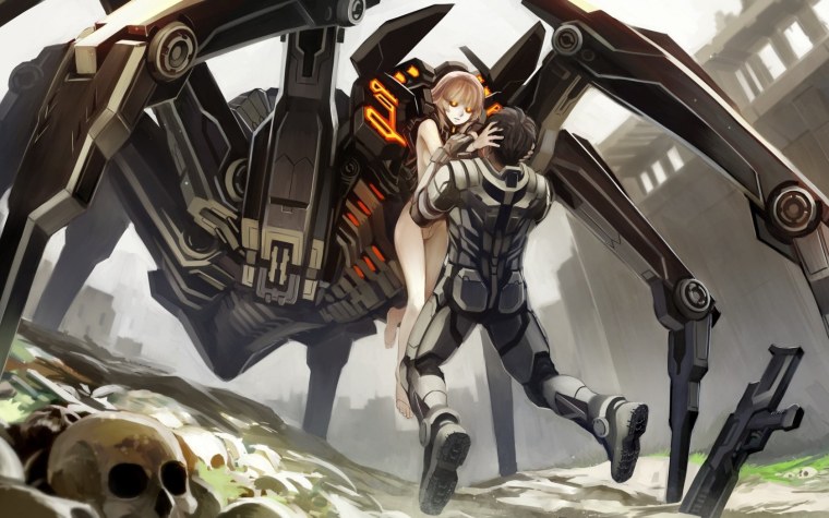 Аниме пилот меха