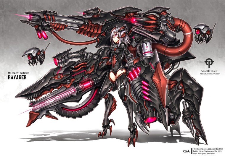 Меха киборг аниме