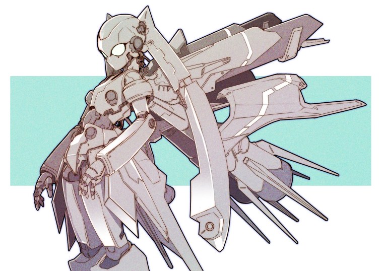 Аниме робот арт Mecha