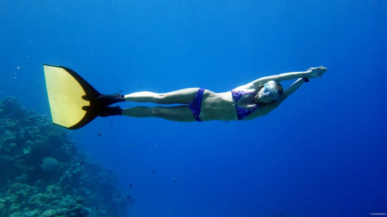 Фридайвер моноласта