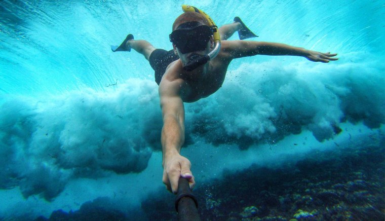 Селфи под водой