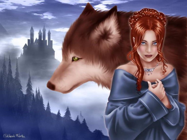 Волчица Роксана арт