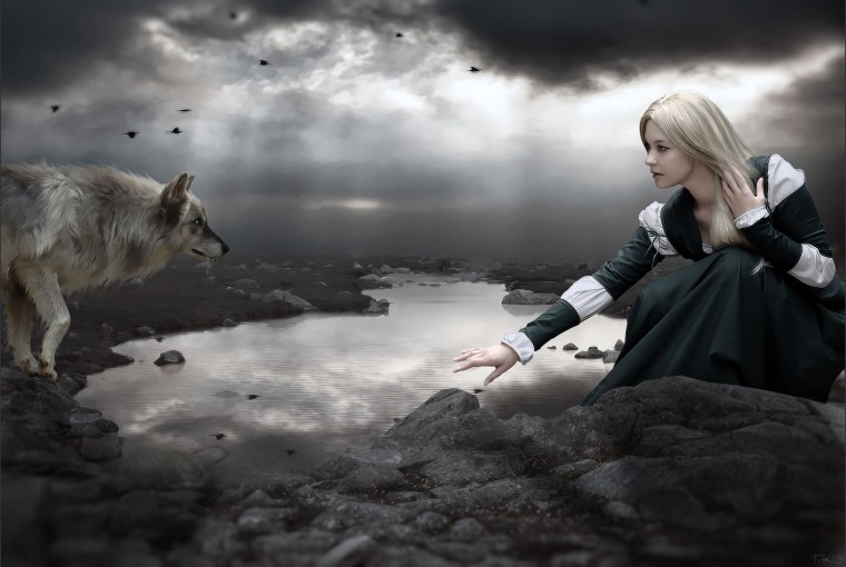Девочка и волк
