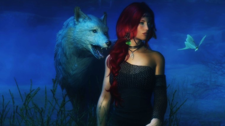 Девочка волчица