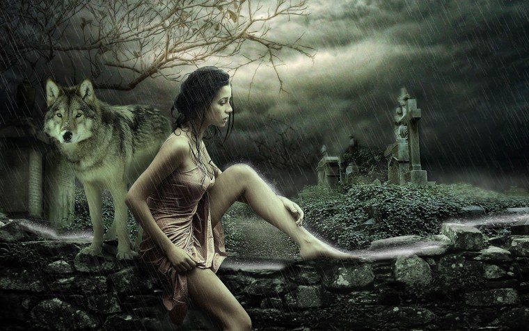 Девочка и волк