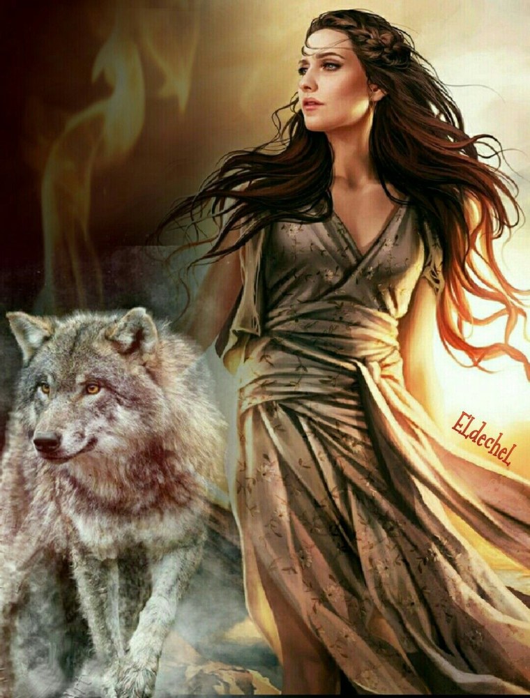 Женщина волк