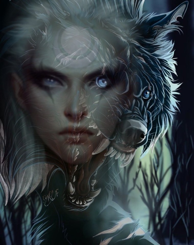 Девушка оборотень