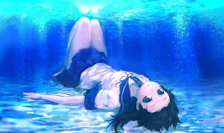 Аниме под водой