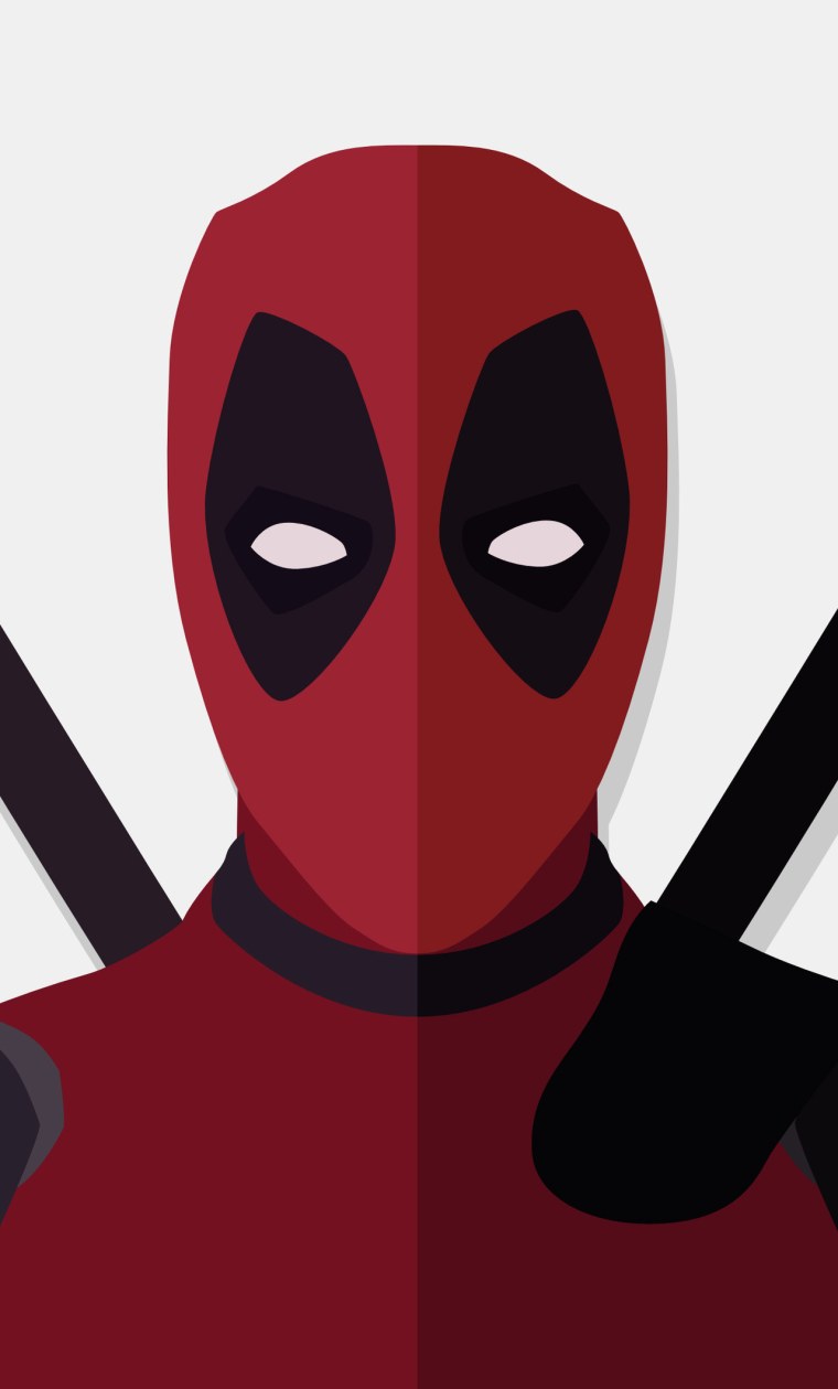Дэдпул Минимализм арт