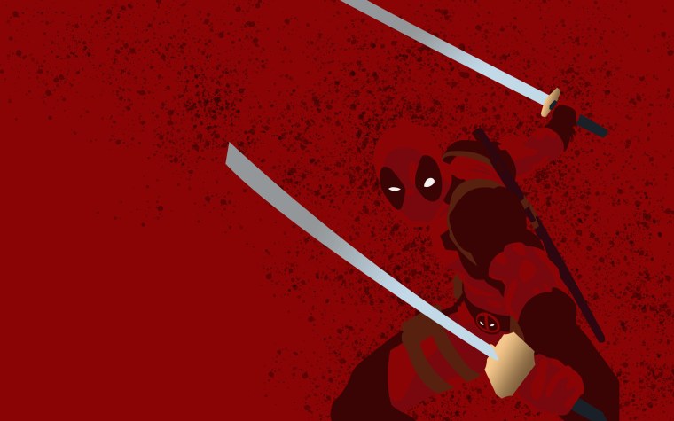 Дэдпул минималистский Постер