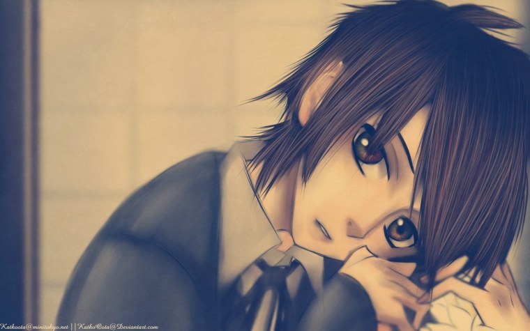 Аниме мальчики с каре