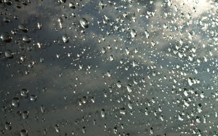 Капли дождя