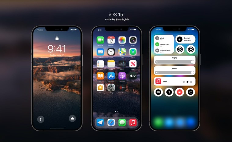 IOS 15 Concept