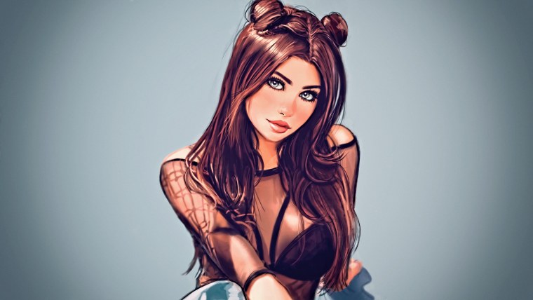 Необычные аниме обои