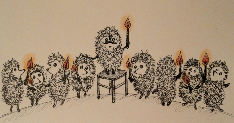 Испуганный Ежик