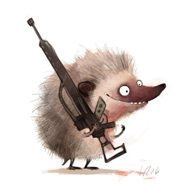 Влюбленные ежики