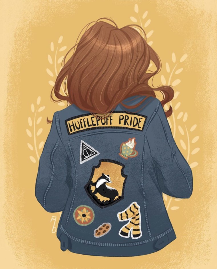 Пуффендуйка арт для аватарки