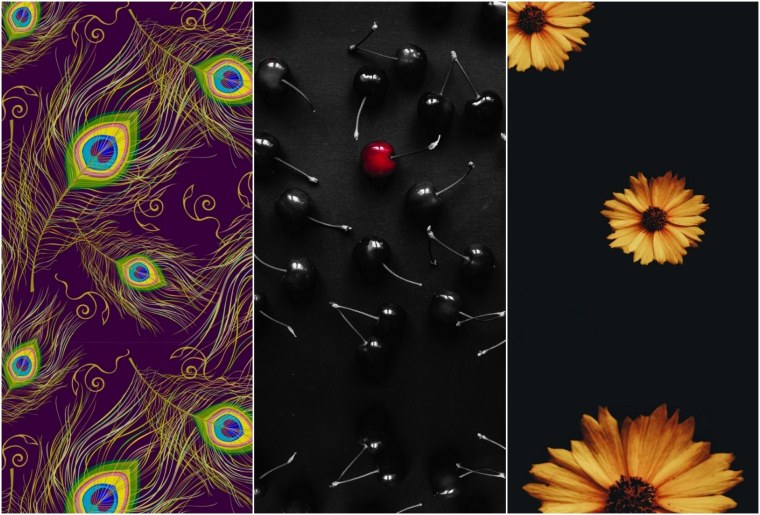 Тройные обои