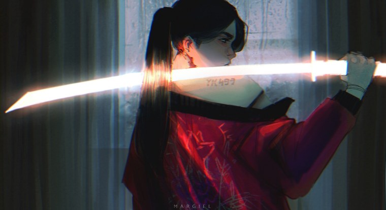 Парень с катаной