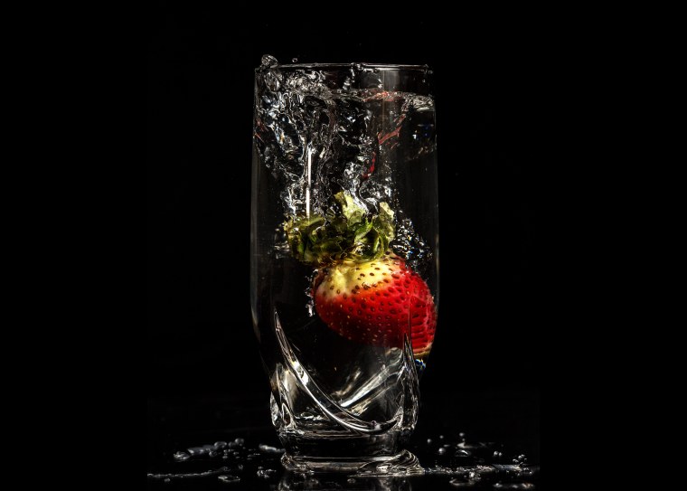 Клубника в бокале